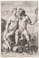 KG 02130
<br/>
Neptunus en Amphitrite
<br/>
<em>Saenredam, Jan (ca. 1565/1566-1607)</em>